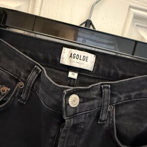 AGOLDE Nico Black Jeans